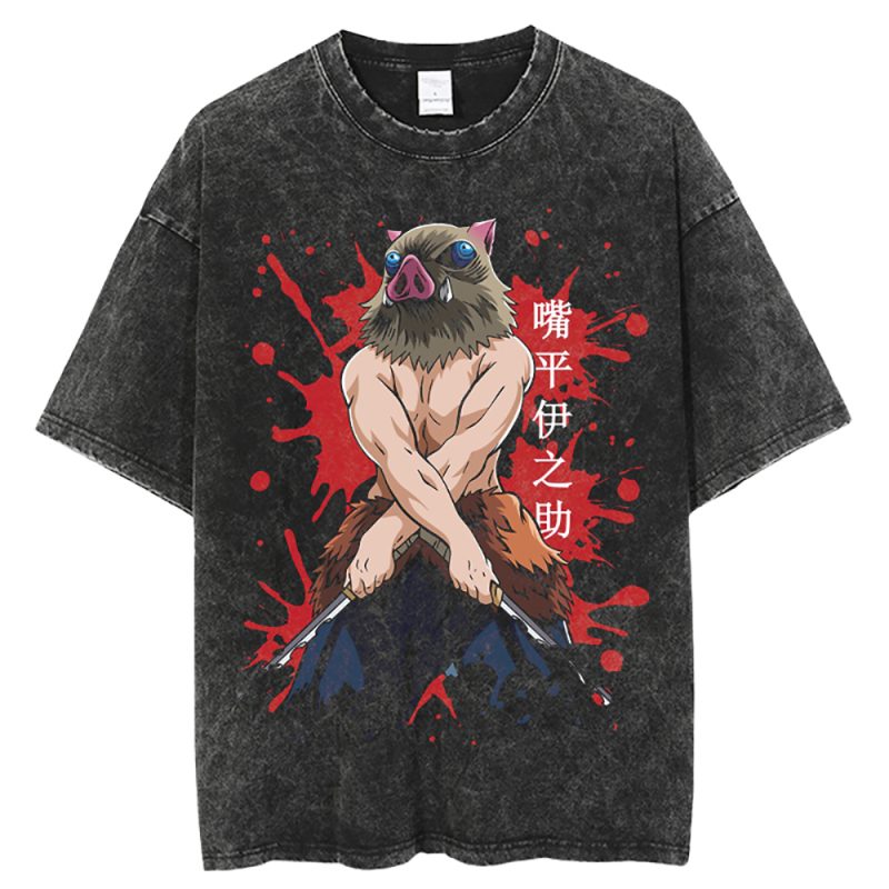 T-shirt Demon Slayer de Inosuke Hashibira